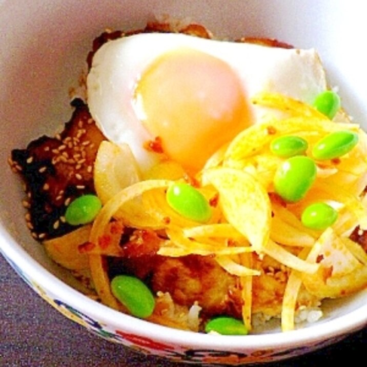 鶏のヨーグルト味噌漬け丼